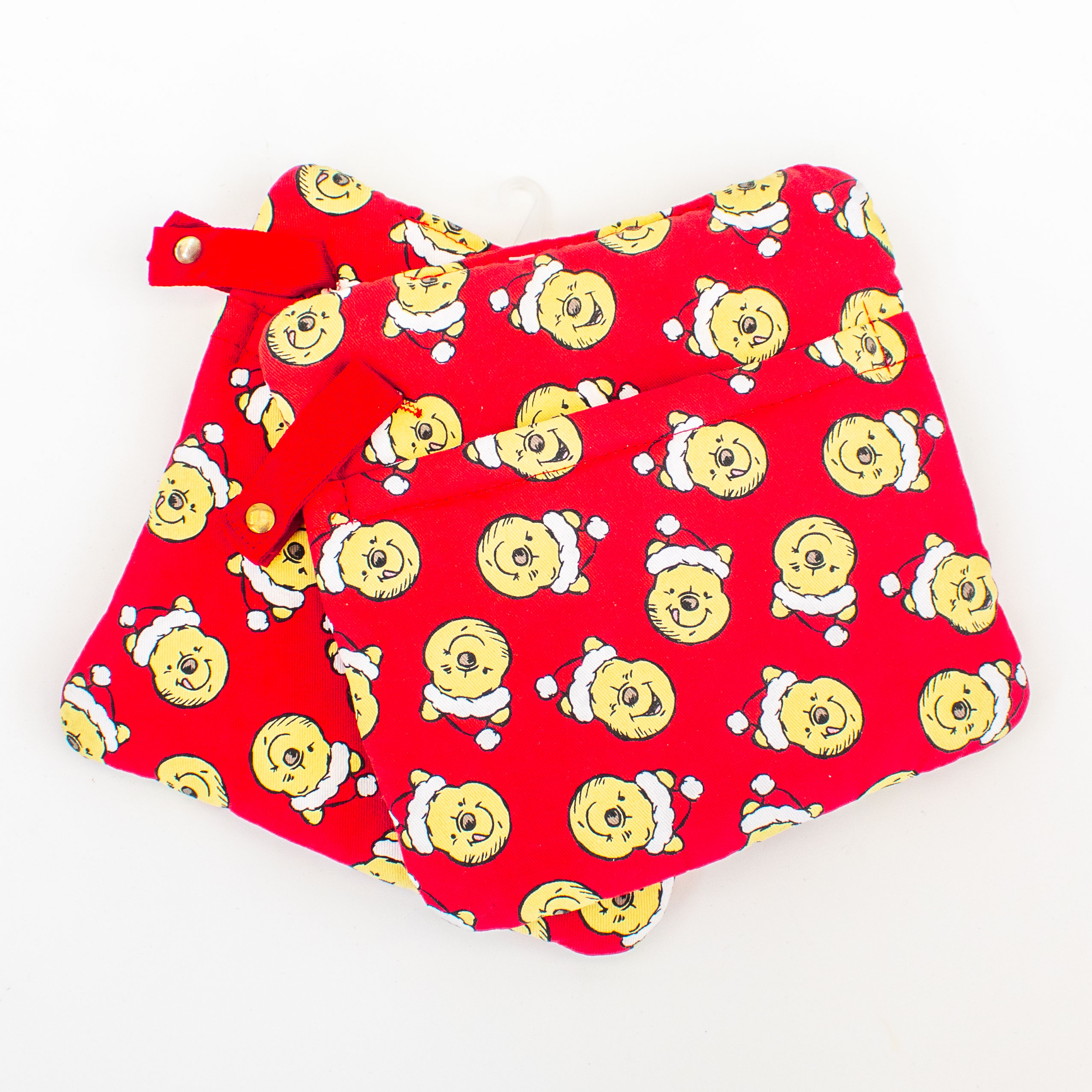 Manoplas Winnie Pooh Navideño