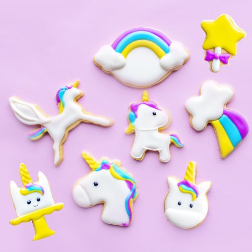 Mini cortadores x 8 – Unicornios